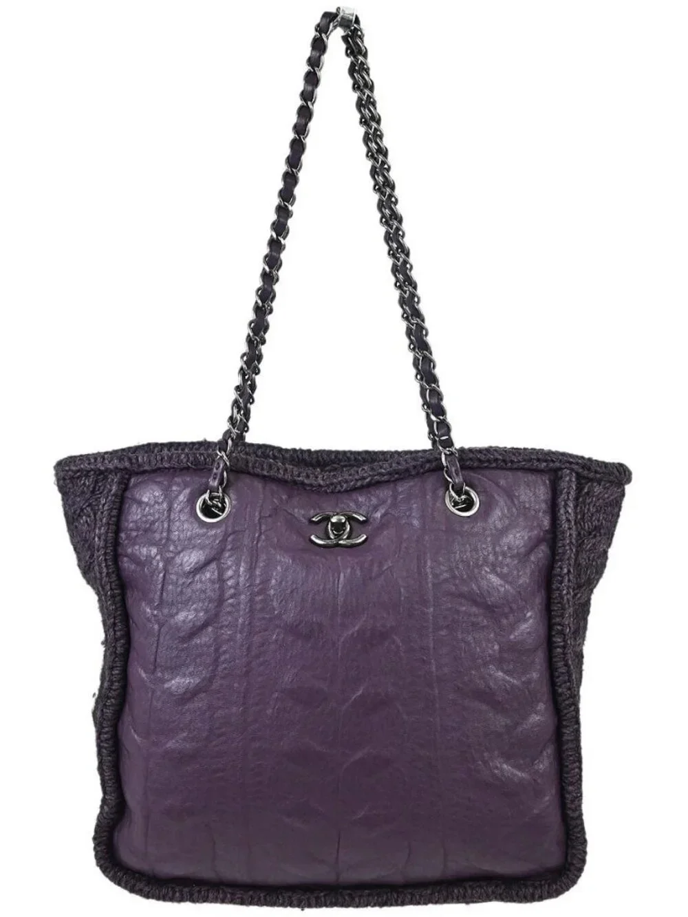 Chanel Purple Lambskin